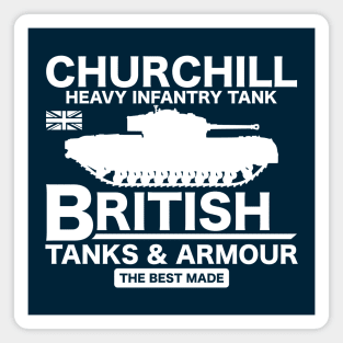 Churchill Tank Magnet